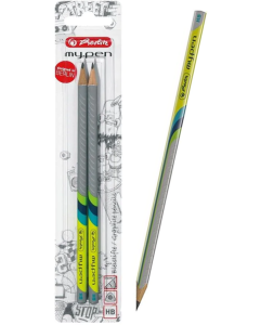 Ołówek Szkolny My.Pen Herlitz Zestaw 2 Sztuki Zielony 10786952