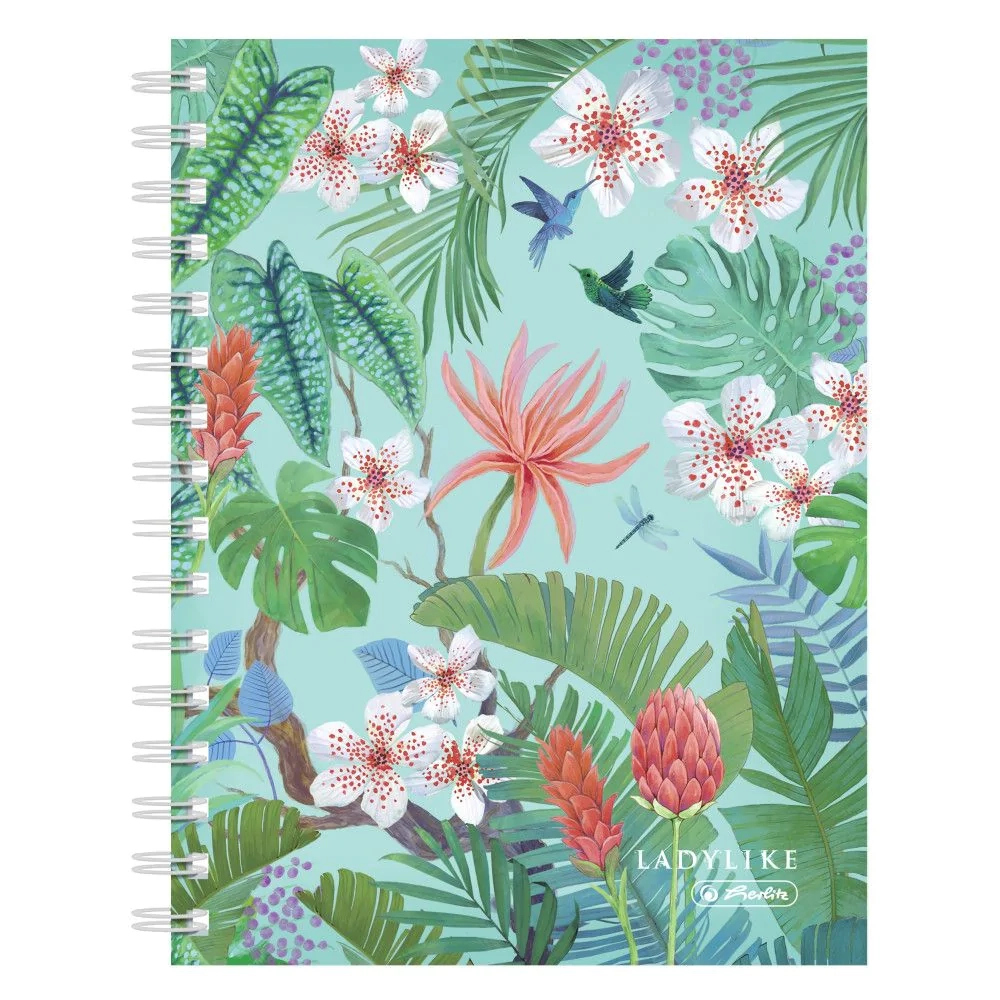 Kołobrulion A5/100 Krata Ladylike Jungle Herlitz 50044191