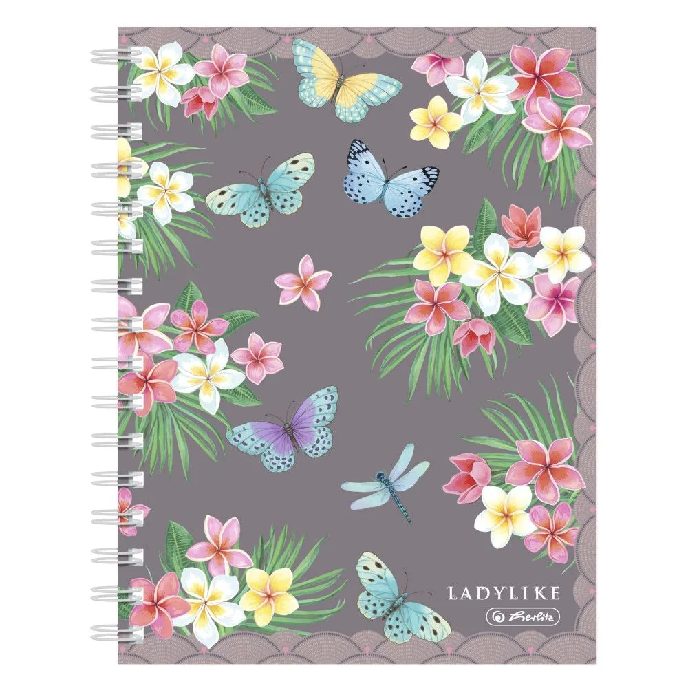 Kołobrulion A5/100 Krata Ladylike Butterflies Herlitz 50044207