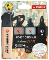 Zakreślacz Stabilo Boss Orginal Nature Colors Naturalne 4 Sztuki 70/4-2-5