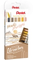Zestaw do Liternictwa Brush Sign Pen Twin Piaski Pustyni 6 Sztuk Pentel