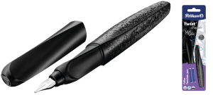 Pióro Wieczne Pelikan Twist M P457 Czarne Structure Black + 2 Naboje 824637