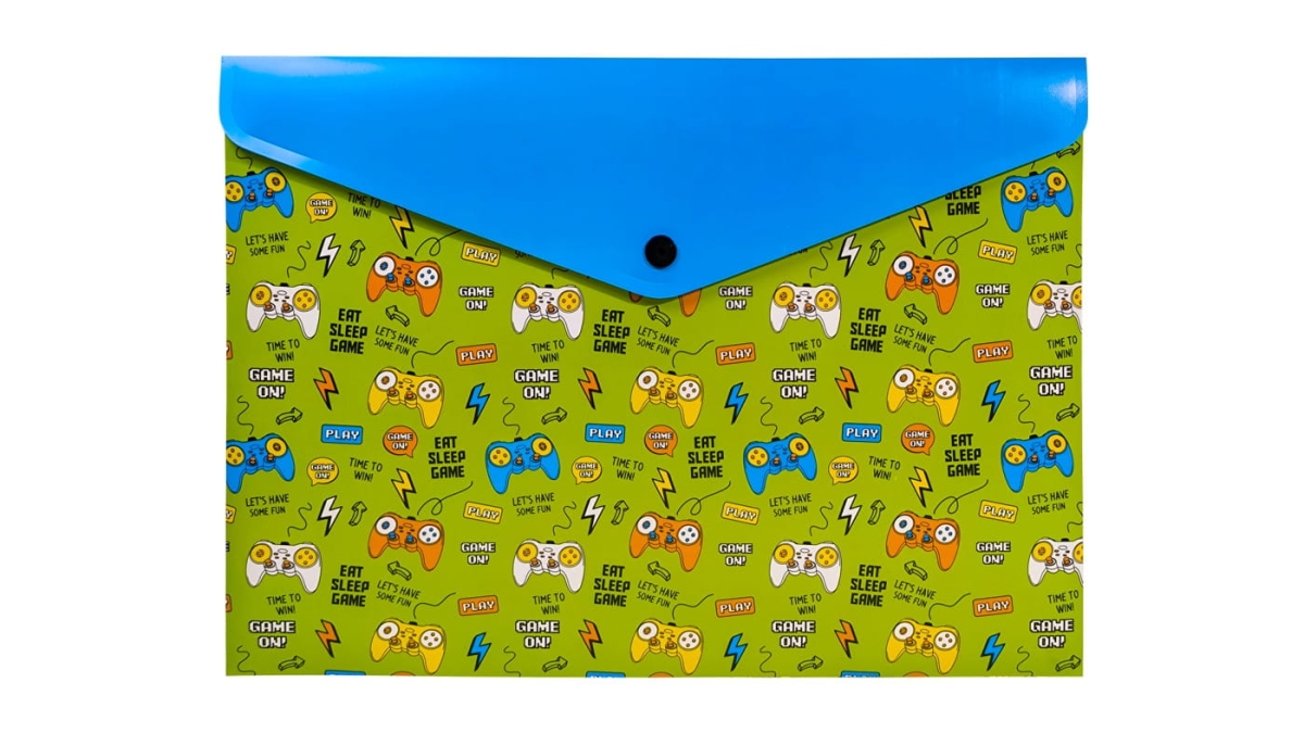 Teczka Kopertowa Na Zatrzask Plastikowa PP A4 Biurfol PADY Gamer