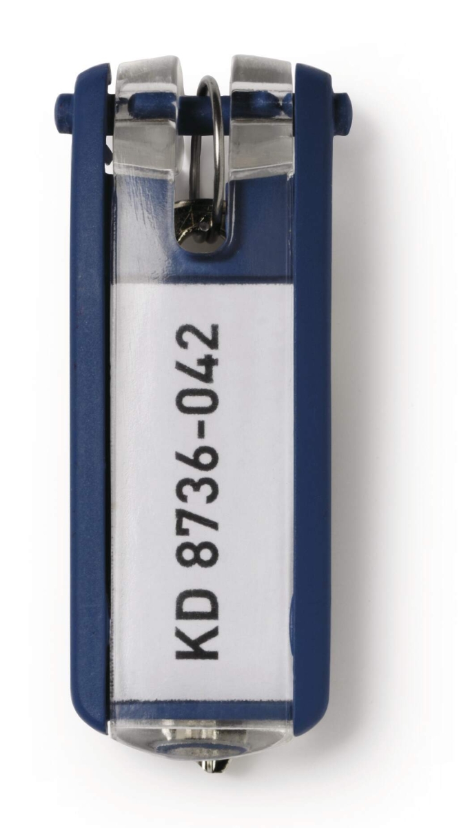 Zawieszki Breloczki Do Kluczy Durable Niebieskie 6 sztuk 195707