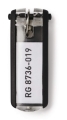 Zawieszki Breloczki Do Kluczy Durable Czarne 6 sztuk 195701