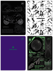 Zeszyt A5/ 60# KRATKA Trends Boys KOMPLET 10SZT.