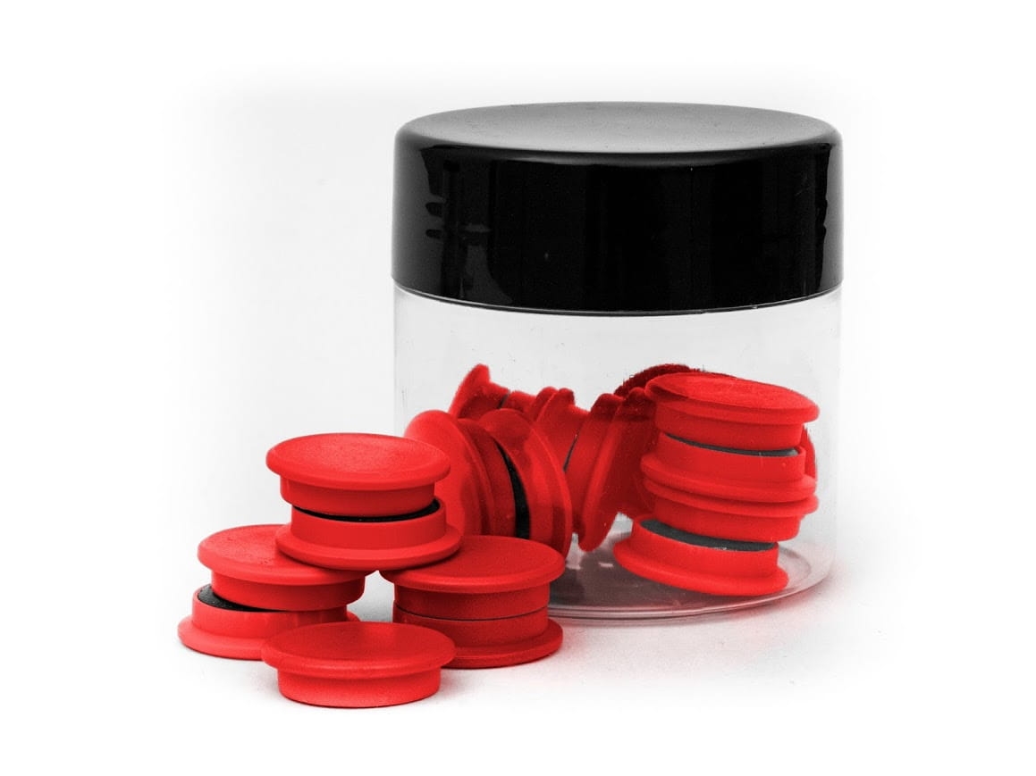 Magnesy Do Tablic 20mm /20szt/ Czerwony Standard TRES