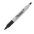 Marker Do Płyt Sharpie Dwustronny 'Twin-Tip' Czarny UF 0,5/F 1,0mm 12 Sztuk KOMPLET