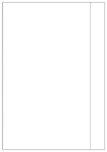 Teczka Z Gumką Biała Interdruk A4 Tekturowa TEGUFBI 177599