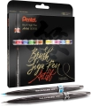 Zestaw do Liternictwa Brush Sign Pen Artist 12 Kolorów Profesjonalne Pentel