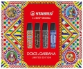 Zakreślacz Stabilo Boss x Dolce&Gabbana W Luksusowym Opakowaniu 4 Sztuki
