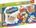 Kredki Trójkątne Bambino 18 Kolorów + Temperówka