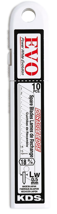 Ostrza Łamane 18mm KDS Japan LB-10W 15 segmentów