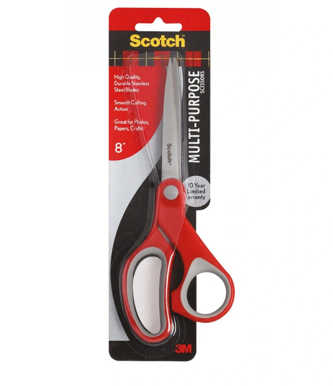 Nożyczki Scotch 8' 20,5 cm Biurowe Szkolne Ostre