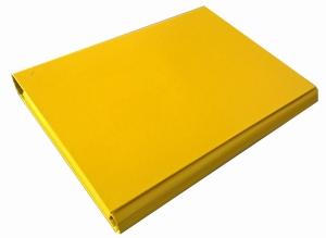 Teczka Skrzydłowa Na Rzep 35mm A4 Żółta