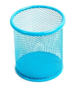 Przybornik Metalowy Kubek Na Długopisy Siatka Levi