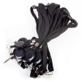 Smycz z rozwijaną linką i karabińczykiem O.LANYARD REEL1 Czarny 10x Opus