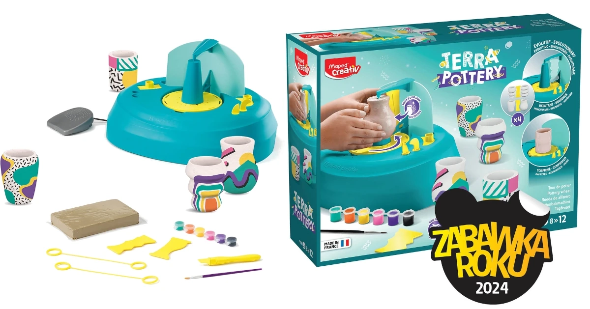Zestaw Kreatywny Koło Garncarskie Dla Dzieci Creativ Maped