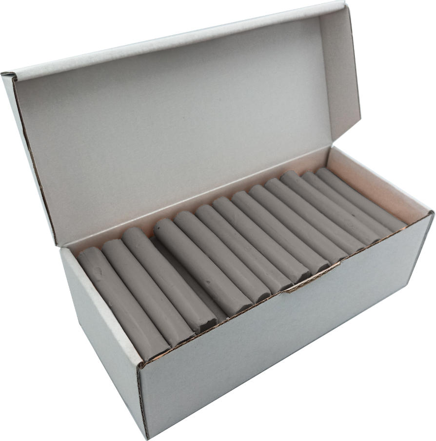 Plastelina w laseczkach luzem szara Mona 1 kg