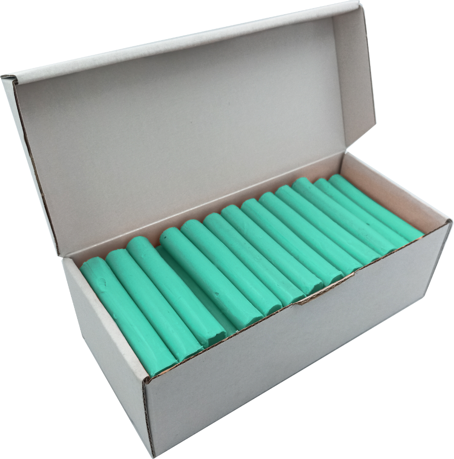 Plastelina w laseczkach luzem turkusowa Mona 1 kg
