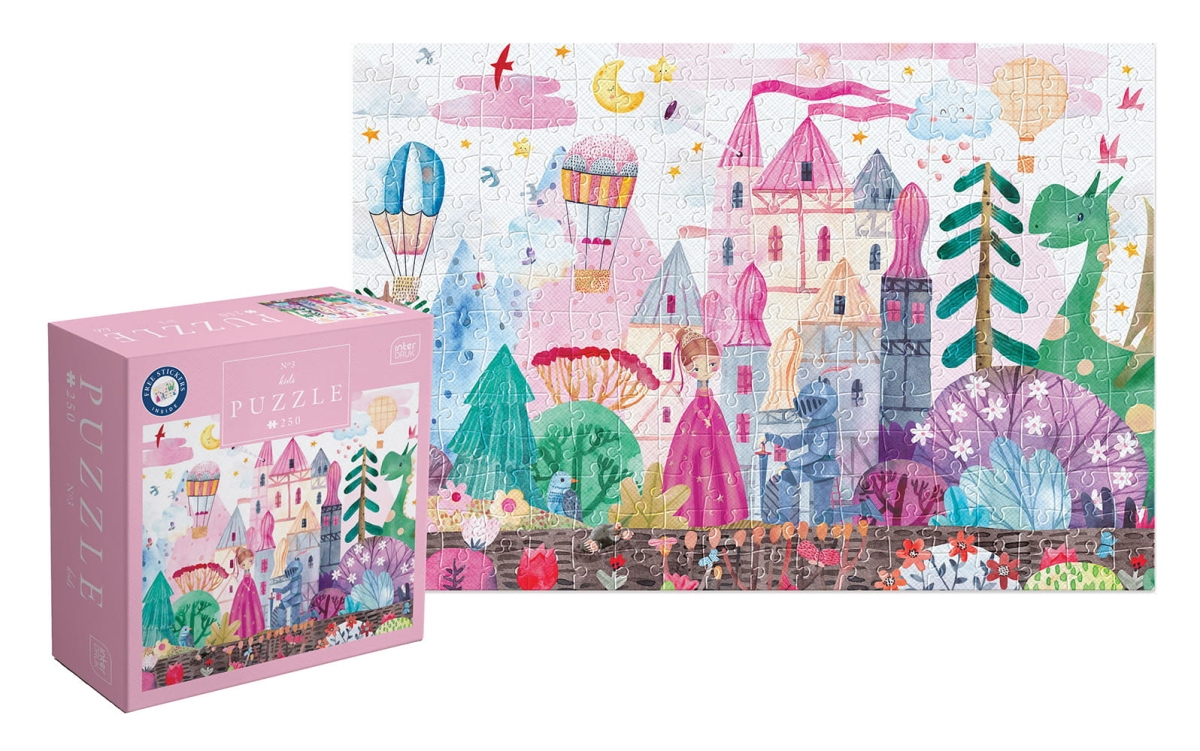 Puzzle Kids 250 Elementów Zamek Castle Interdruk