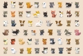 Puzzle Kids 250 Elementów Koty Cats Interdruk