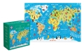 Puzzle Kids 250 Elementów World Map Interdruk