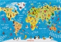 Puzzle Kids 250 Elementów World Map Interdruk