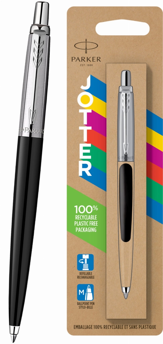 Długopis Automatyczny Parker Jotter Czarny 2096873 Niebieski Tusz