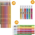 Zestaw BIC My Coloring 36 Elementów Kredki Flamastry Brokat Kolorowanki
