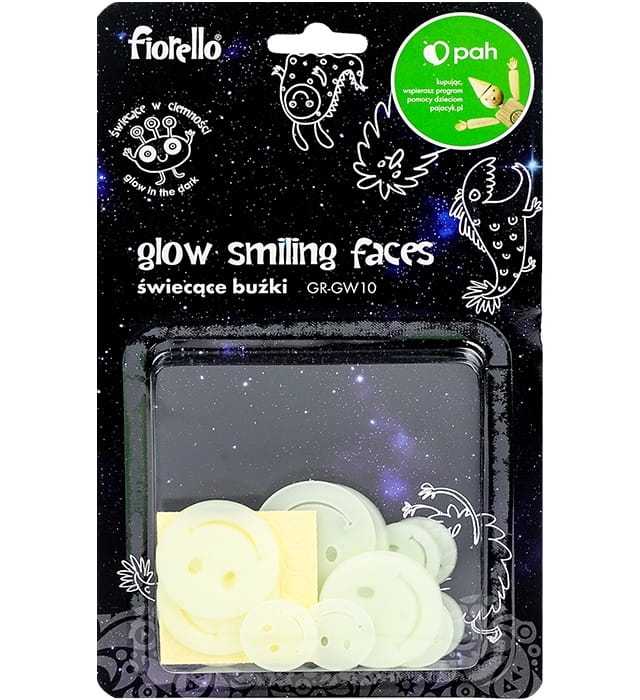 Ozdoby Fluorescencyjne Buźki Świecące W Ciemności Mix 25 Sztuk Fiorello