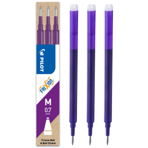 Wkład Do Długopisu Pilot Frixion Fr7 Fioletowy 3 Sztuki Komplet