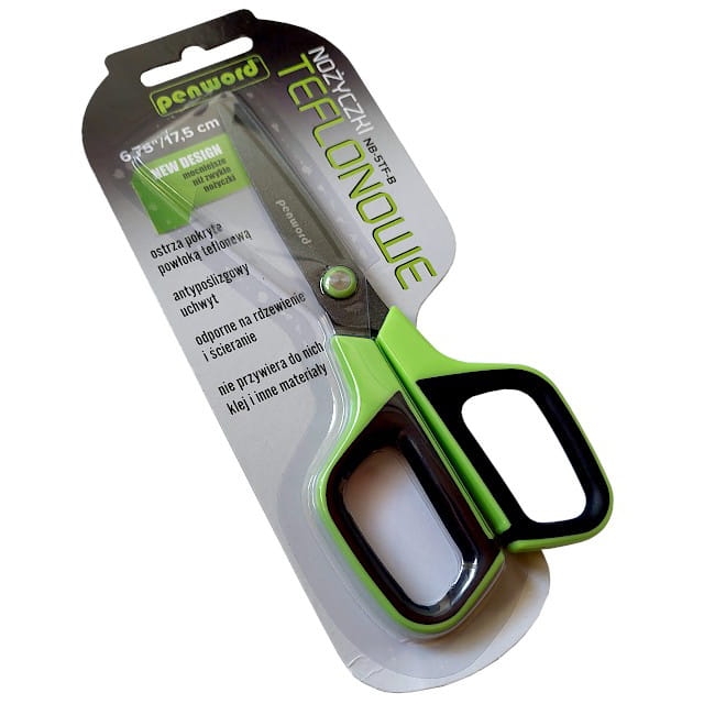 Nożyczki Biurowe Domowe Teflonowe Penword 17cm NB-5TF-B