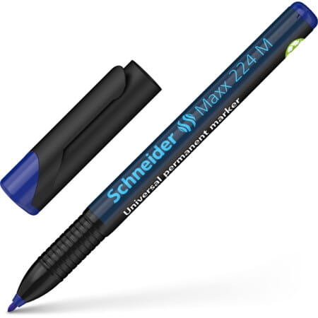 Foliopis Permanentny Schneider Maxx 224 M 1,0mm Niebieski