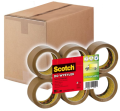 Taśma Pakowa Hot-Melt Scotch 3M 48mm/66m Brązowa 371 Karton 36 Sztuk