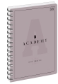 Kołozeszyt A4/100 Kratka 90g Academy Interdruk