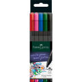 Cienkopisy Grip 5 Kolorów Podstawowych 0.4mm Faber-Castell 151604