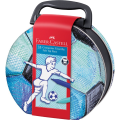 Flamastry Connector 33 Sztuki Walizka Football Piłka Nożna Faber-Castell