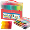 Flamastry Connector 80 Kolorów Walizka Zestaw Prezentowy Faber-Castell