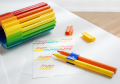 Flamastry Connector 80 Kolorów Walizka Zestaw Prezentowy Faber-Castell