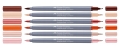 Pisaki Akwarelowe Goldfaber Dwustronne Cieliste Portrait 6szt Faber-Castell