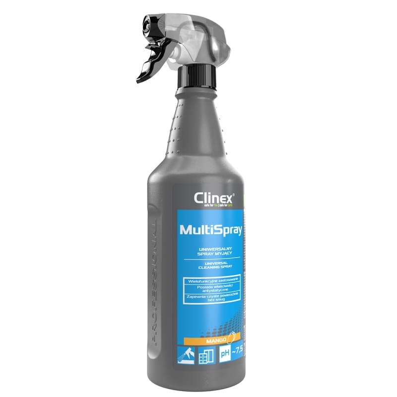 Uniwersalny Płyn Czyszczący W Sprayu CLINEX Multi Spray Myjący 1L Mango