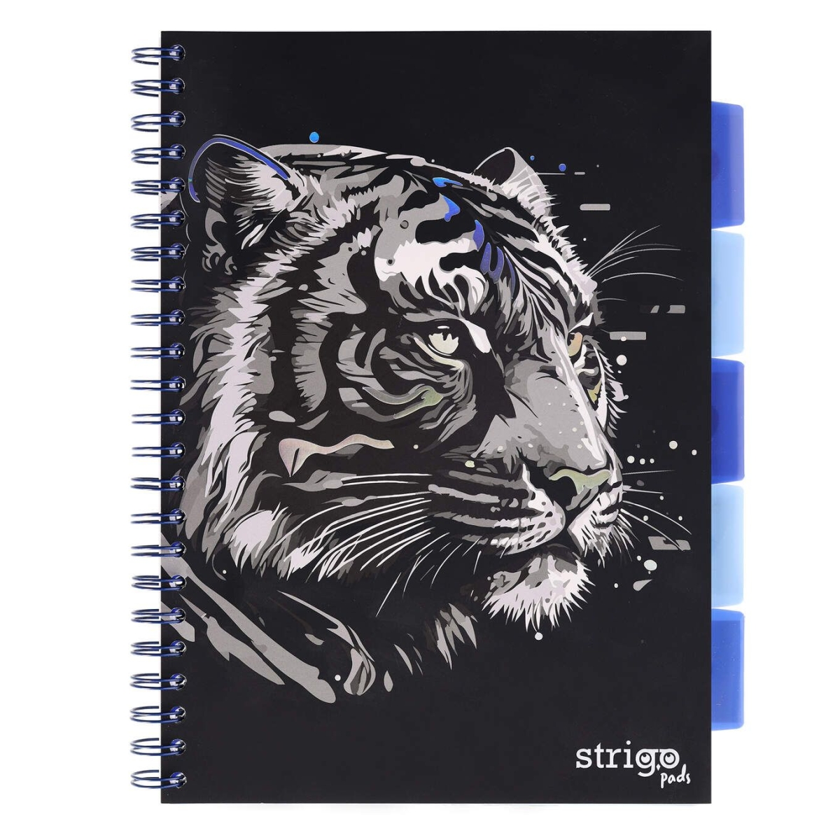 Kołonotatnik Strigo Pads Animals Tygrys A4 Kratka 100k