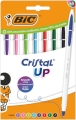 Długopisy BIC Cristal Up Mix AST+FUN Zestaw 8 Różnych Kolorów Pudełko
