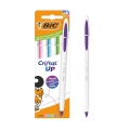 Długopisy BIC Cristal Up Mix FUN Zestaw 4 Różne Kolory Pudełko