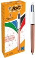 Długopis BIC 4 Kolory Obudowa Rose Gold Mix Obudowa Różowe Złoto 