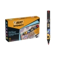Marker BIC Intensity Klasyczne Paint Akrylowe Pudełko 6 Podwójnych Kolorów