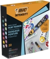 Marker BIC Intensity Klasyczne Pastelowe Paint Akrylowe Pudełko 20 Kolorów