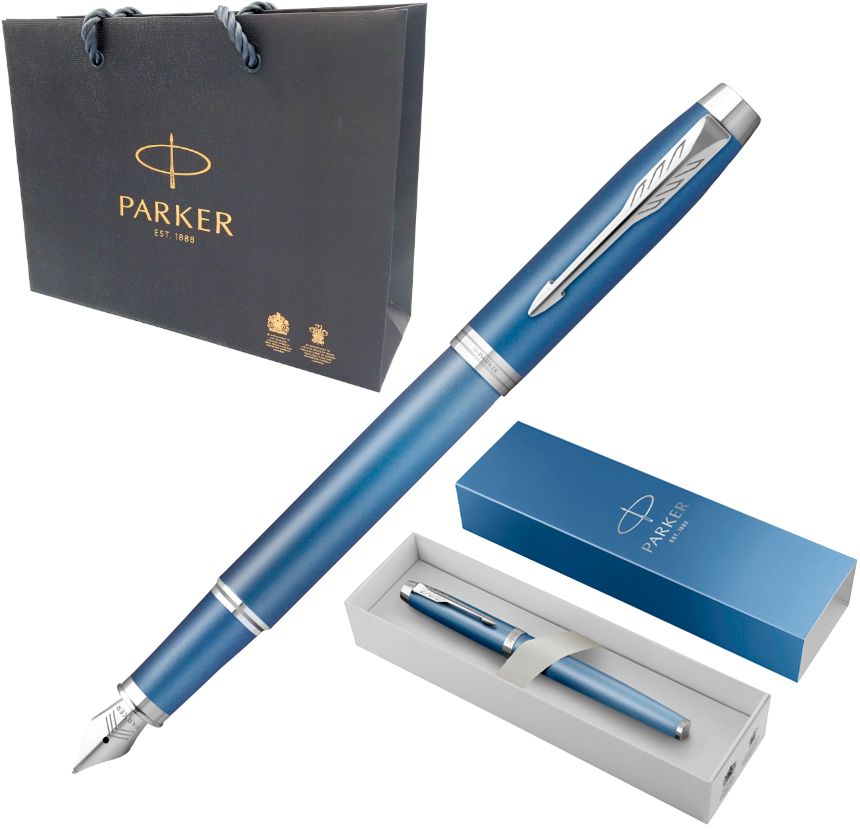 Pióro Wieczne Parker IM Rituals Blue Z Końcówką F + Etui + Torebka