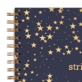 Kołonotatnik Strigo Pads Konstelacje-Gwiazdy A4 Kratka Czarny 100 Kartek